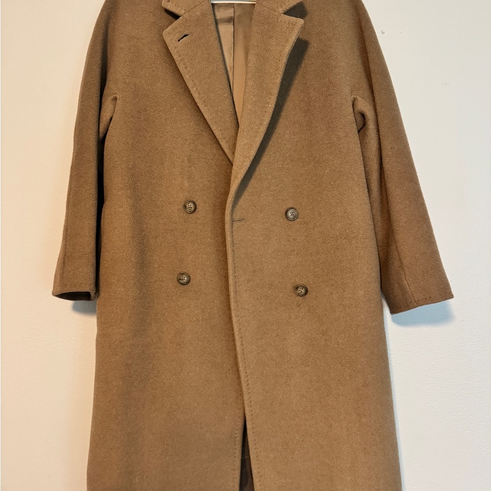 Babaton Tan Trench Coat Classic Elegance